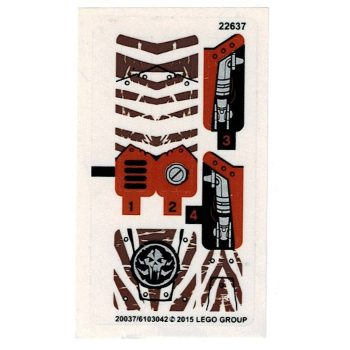 Sticker Sheet for Set 70220-1 [No Color/Any Color]