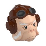 Minifig Head Special, Kuiil with Reddish Brown Hat print Hellnougat