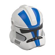 Helmet Clone Trooper Phase 2, Closed Front, Holes for Visor with Blue Markings print White