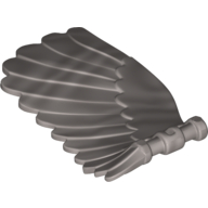Creature Body Part, Wing 4 × 7 Right with Feathers and Handles for Clips Mattsilber