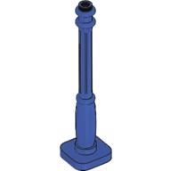 Lamp Post 2 × 2 × 7 with 6 Base Flutes Violet
