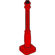 Lamp Post 2 × 2 × 7 with 6 Base Flutes Rot
