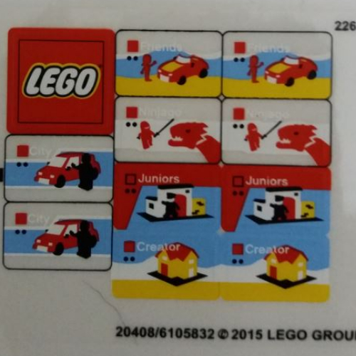 Sticker Sheet for Sets 40145-1, 40305-1, 40359-1 [No Color/Any Color]