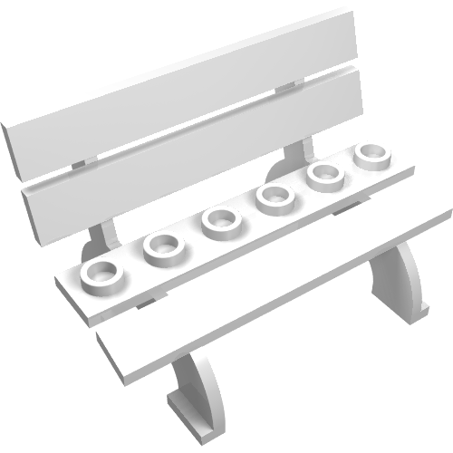 Fabuland, Bench Seat White