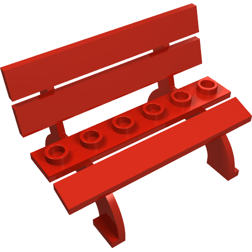 Fabuland, Bench Seat Red