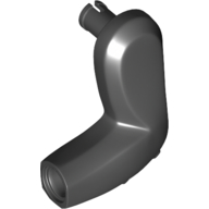 Animal Body Part, Dinosaur, Arm, Left, with Elbow Spikes in Schwarz