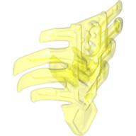 Large Figure Torso Cover, Armour, Ribbed Trans-Neon Green