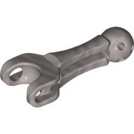 Large Figure Skeletal, Limb with Ball Joint and Ball Socket, Rounded Beam Flat Silver