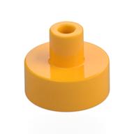 Fliese speziell rund 1 × 1 mit hohl Stange Leuchtendes Hellorange