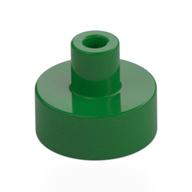 Tile Special Round 1 × 1 with Hollow Bar Green