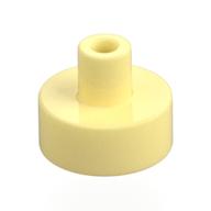 Fliese speziell rund 1 × 1 mit hohl Stange Leuchtendes Hellgelb
