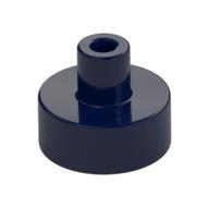 Fliese speziell rund 1 × 1 mit hohl Stange Dunkelblau
