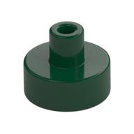 Tile Special Round 1 × 1 with Hollow Bar Dark Green