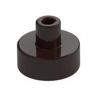 Fliese speziell rund 1 × 1 mit hohl Stange Dunkelbraun