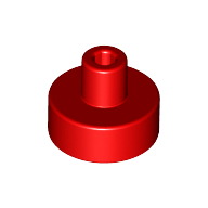 Fliese speziell rund 1 × 1 mit hohl Stange Rot