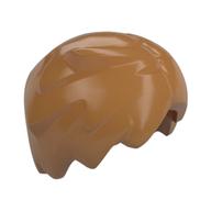 Hair Short Tousled with Side Part and Lock Sticking Up Medium Nougat