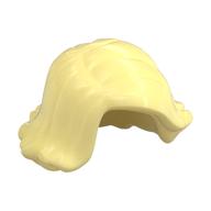 Hair Mid-Length Swept Sideways Bright Light Yellow