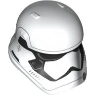 Helmet First Order Stormtrooper, Pointed Mouth Print Weiß