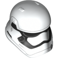 Helmet First Order Stormtrooper, Rounded Mouth Print White