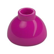 Brick Round 1.5 × 1.5 Dome Top [Plain] Magenta