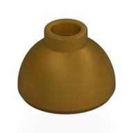 Brick Round 1.5 × 1.5 Dome Top [Plain] Pearl Gold