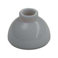 Brick Round 1.5 × 1.5 Dome Top [Plain] Hellblaugrau