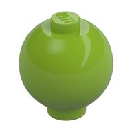 Brick Round 2 × 2 Sphere with Stud [Plain] Lime