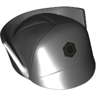 Hat, Cap, First Order Officer with Silver First Order Insignia Print (General Hux) Schwarz