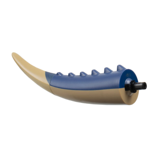 Animal Body Part, Dinosaur, Indominus Rex Tail, with Spikes and Dark Blue print Dark Tan