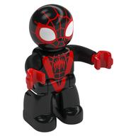 Duplo Figure Miles Morales / Spin / Spider-Man Schwarz