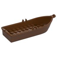 Boat / Rowing Boat 14 × 5 × 2 with Oarlocks [No Hollow Inside Studs]