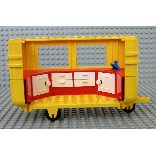 Fabuland, Vehicle Body, Caravan [Assembly] Yellow