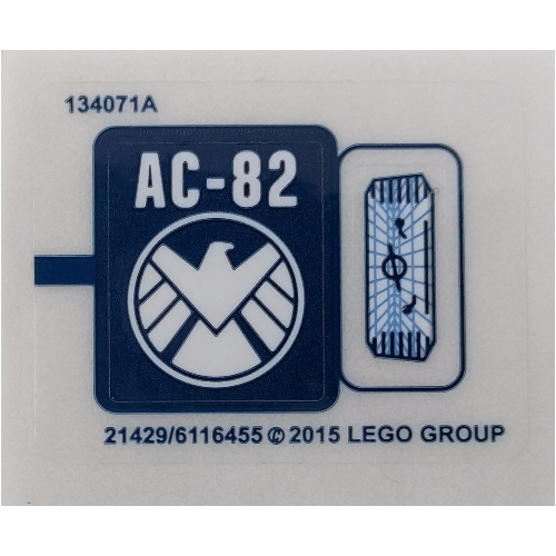 Stickerbogen für Set 76036-1 [Keine Farbe/Beliebige Farbe]