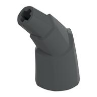 Animal Body Part, Horn Stacked 45 deg. with Axle Connectors Dark Bluish Gray