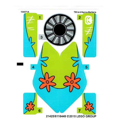 Sticker Sheet for Set 75901-1 [No Color/Any Color]