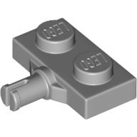 Plate Special 1 × 2 with Wheel Holder, Single Slit