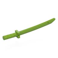 Weapon Sword / Katana / Shamshir with Capped Pommel [Square Guard] Limette