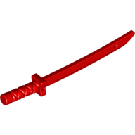 Weapon Sword / Katana / Shamshir with Capped Pommel [Square Guard] Red