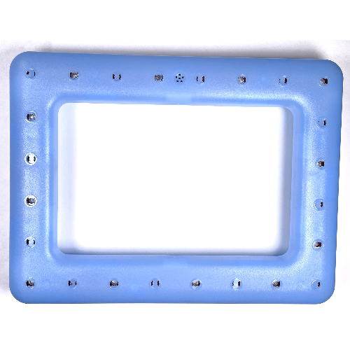 Clikits Frame, Rectangle, 12 Holes, with Lights and Sound Trans-Light Royal Blue