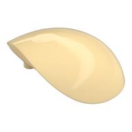 Large Figure Shoulder Cover, Armor, Round, Smooth [Plain] Tan