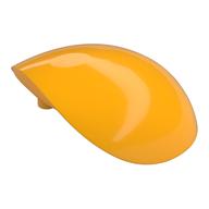Large Figure Shoulder Cover, Armor, Round, Smooth [Plain] Bright Light Orange