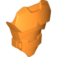 Large Figure Torso Cover with Raised Belt [Plain] Orange