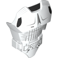 Large Figure Torso Cover with Raised Belt and Scout Trooper Armor Print White