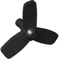 Duplo Rotor / Propeller, 3 Blade Blau