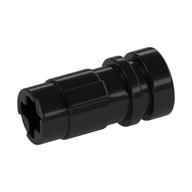 Large Figure Weapon Lightsaber Hilt Half 2L with Axle Hole Schwarz
