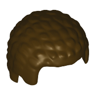 Hair Coiled Texture [Plain] Dark Brown