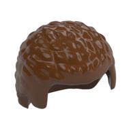Hair Coiled Texture [Plain] Reddish Brown
