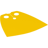 Neckwear Cape, Standard [Shiny Spongy Stretchable Fabric] Yellow