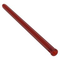 Large Figure Weapon, Lightsaber Blade 16L with Axle Hole Transparent-Rot