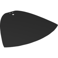 Large Figure Cape, 3 Holes Black